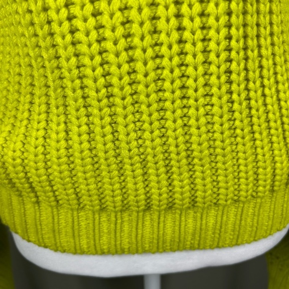 Show Me Your MuMu Bailey Like Green Chunky Knit Oversized Sweater Size Small - Picture 8 of 16